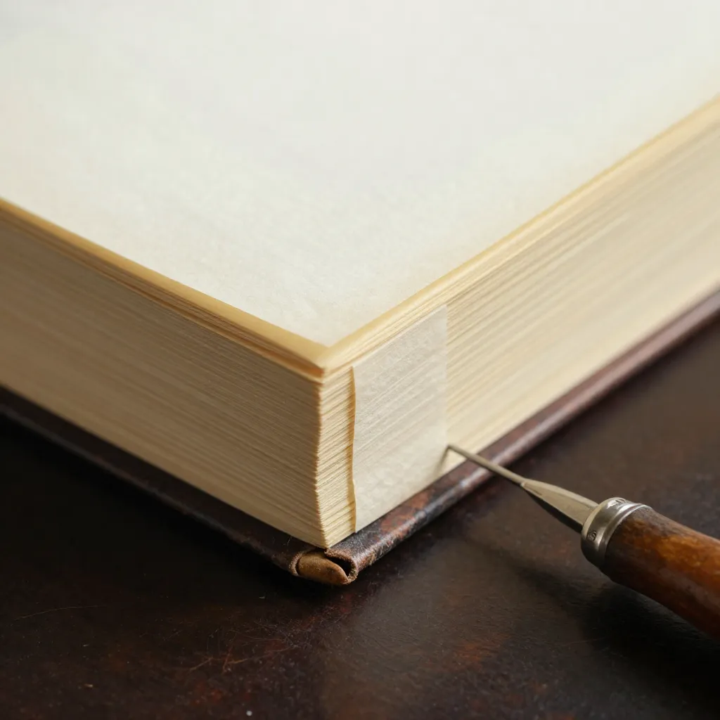 Restoring vintage journal